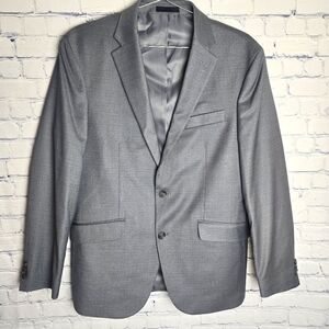 Kenneth Cole Reaction Gray Techni-Cole Suit Coat And Matching Pants